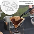 thumbnail image 3 of Estante de goteo de café Embudo plegable portátil de acero inoxidable para acampar al aire libre CAMPLEADER  Estante de goteo de café, 3 of 7