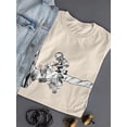 thumbnail image 3 of Cutting The Same Branch T-Shirt Women -Wilfred Hildonen Designs, Female 3X-Large, 3 of 4