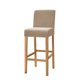 thumbnail image 1 of Nvzi Velvet Chair Covers for Pub Chairs,Counter Stool Slipcovers, Stretch Bar Stool Chair Covers Pack of 2 (Khaki), 1 of 3