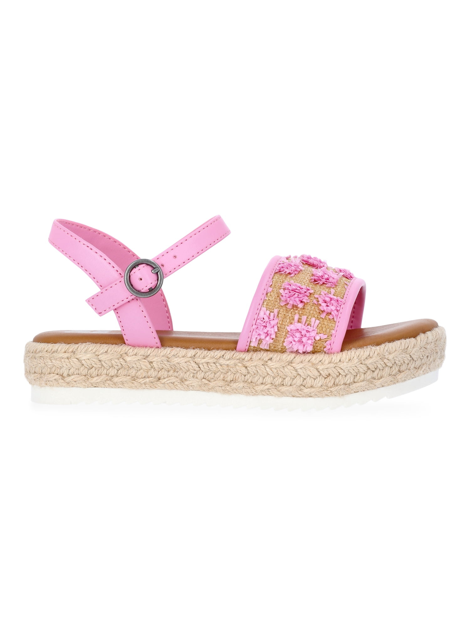 Wonder Nation Little Girls and Big Girls Fashion Platform Sandals