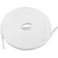 thumbnail image 2 of Paquete de 5 pares de cordones planos, cordones blancos de 140 x 0,8 cm Cordones de poliéster duraderos Cordones de repuesto para zapatos deportivos botas zapatillas de deporte, 2 of 5