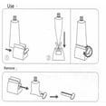 thumbnail image 5 of 1/2PCS Toothpaste Easy Squeezer Rolling Tube Dispenser Seat Holder Bathroom, 5 of 6