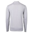 thumbnail image 3 of Men's-Cutter & Buck  Gray Inter Miami CF Big & Tall Virtue Eco Pique Micro Stripe Recycled Quarter-Zip, 3 of 3