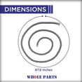 thumbnail image 2 of Whole Parts Range/Oven Door Seal Gasket (Including 29 Mounting Clips) Part# 00491569 - Replacement & Compatible with Some Bosch and Thermador Ranges or Ovens, 2 of 6
