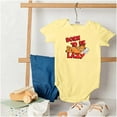 thumbnail image 4 of Funny Garfield Cartoon Born Lazy Romper Boys or Girls Infant Baby Brisco Brands 12M, 4 of 6
