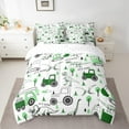 thumbnail image 2 of Castle Fairy Dino Excavator 7 Pieces Bedding Comforter Set for Child,Cartoon Car Full Bedding Set Lightweight,Construction Vehicles Fitted Sheet Flat Sheet,Lightweight Room Decor, 2 of 8
