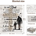thumbnail image 3 of LHSHID Gifts for papa papa Birthday Gifts papa Gifts from Grandkids papa Gifts Father Birthday Gifts Dad Gifts for Birthday Thanksgiving Xmas Presents Grandpa Blanket 30"x40", 3 of 6