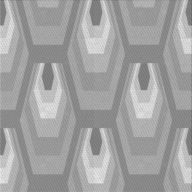 Ahgly Company Tapis d'Intérieur Lavable en Machine Carré Gris Transitionnel, 4 Pieds Carré