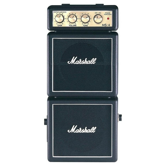 Marshall MS-4 Full Stack Mini Guitar Amplifier with Headphone/Output Jack