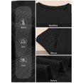 thumbnail image 3 of Eytino Oversized Tops for Women Waffle Knit Tops Casual Crew Neck Tee Shirts Hollow Out Raglan Short Sleeve Summer T-Shirts Basic Tees S-2XL Black, 3 of 8