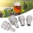 thumbnail image 3 of Ymiko Stainless Steel G 1/2in Thread Quick Connector Beer Barrel Connector Adapter Home Brew Fitting,brew Adapter,brew Connector, 3 of 9