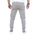 thumbnail image 2 of Jogger cargo de gabardina stretch John Silver Corte skinny color gris claro, 2 of 4