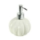 thumbnail image 3 of Botella con forma de calabaza con dispensador de jabón y loción para tocador de baño de hotel Blanco, 3 of 9