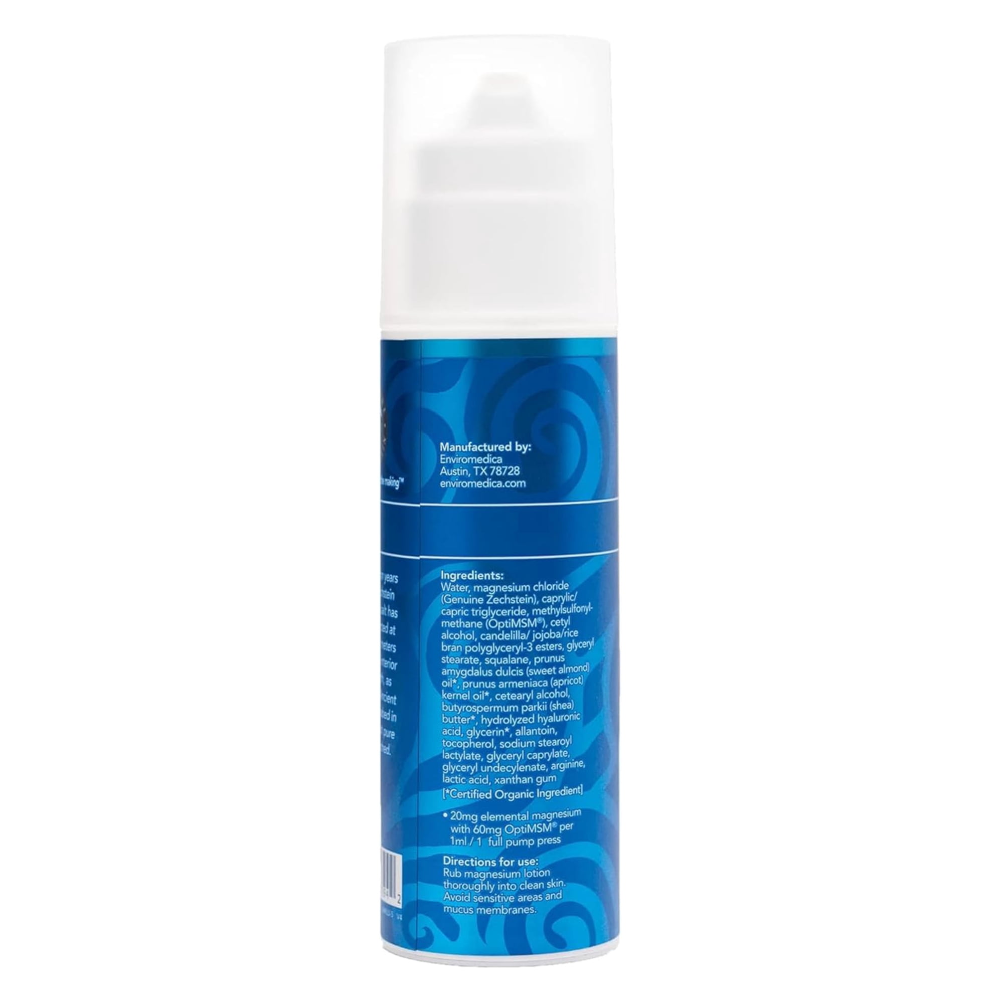 Ancient Minerals Magnesium Lotion with MSM, Muscle Pain Relief, Leg Cramps, Restless Sleep, 5 fl. oz.