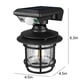 thumbnail image 3 of Xihbxyly Lámpara Solar de Jardín, Lámpara de Pared para Exteriores, Sensor de Movimiento, Impermeable Ip65, Fácil Instalación para Patio o Cerca, Material Ignífugo Duradero, Tamaño 16 X 11,5 X 11,5 C, 3 of 7