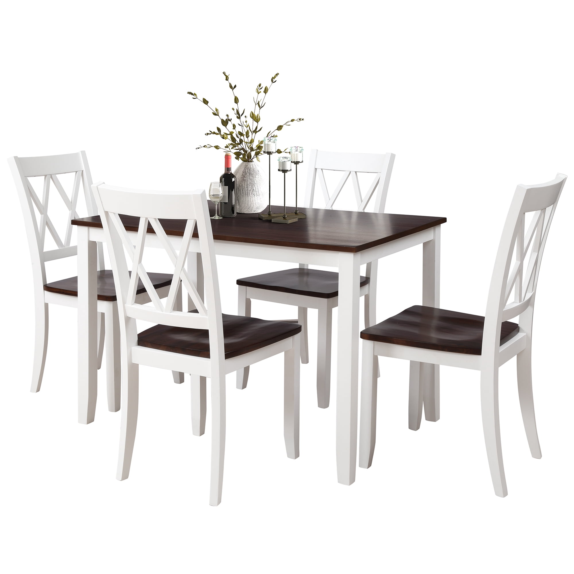 White Dining Table Set For 4