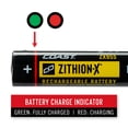 thumbnail image 4 of Battery Coast ZX955 ZITHION-X recargable de iones de litio de 7,6 x 2,2 cm, 4 of 4