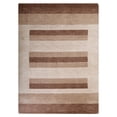thumbnail image 3 of Rugsotic Carpets Handmade Rugs Hand Knotted Loom Rectangle 6'7''x9'10'' Brown Light Beige Wool for Indoor Use, 3 of 8