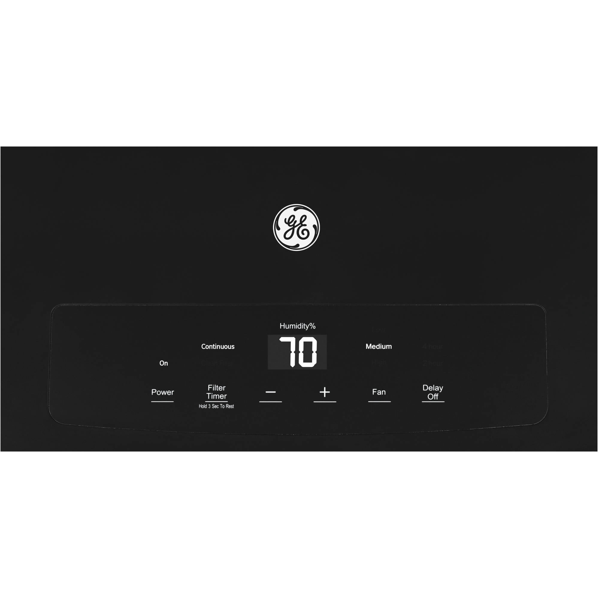 GE Appliances 70-Pint Energy Star Dehumidifier, ADEW70LW, Black