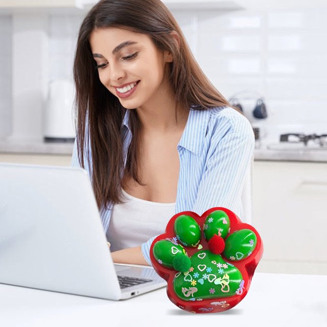 Cat Paw Squeeze Toy Kawaii Lindo descompresión de rebote lento Toy Estrés Alivio Juguetes sensoriales Favores de la fiesta de juguete para niños Adultos