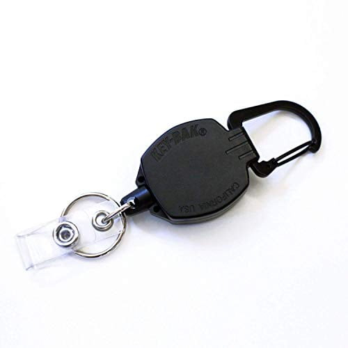 Retractable Keychain Heavy Duty Badge Holder Reel with Multitool Carabin.PI 