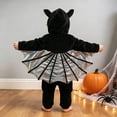 thumbnail image 6 of Odeerbi Toddler Boys Girls Halloween Romper Bat Wing Sequin Long Sleeve Hooded Jumpsuit Winter Clothes, 6 of 8