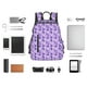 thumbnail image 4 of Balery Violet Mochila ligera para hombre y mujer: duradera e impermeable, ideal para la escuela, el trabajo, viajes y uso diario., 4 of 7