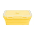 thumbnail image 5 of BinKFF Collapsible Foldable Silicone Food Storage Container, Leftover Meal Box With Airtight Plastic Lids For Kitchen, Bento Lunch Boxes-Microwave, Dishwasher and Freezer Safe, 5 of 9