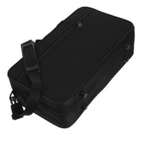 NICEXMAS Black Oxford Cloth Clarinet Carrying Case Padded Storage Bag with Handle