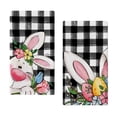 thumbnail image 3 of Yhmxh 2-Pack Easter Kitchen Towels, Easter 16x24 Inch Microfiber Kitchen Dish Cloth, Bunny & Egg Printed Kitchen Towels Set, Decorative Absorbent Hand Towels for Bathroom, Gifting Housewarming, 3 of 7