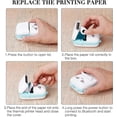 thumbnail image 5 of Portable Photo Printer, BT Wireless Instant Photo Printer Portable Thermal Photo Label Sticker Ticket for iOS/Android, 5 of 5