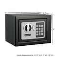 thumbnail image 2 of STALWART Digital Security Safe Box for Valuables â€“ CompactÂ  Steel Lock Box with Electronic Keypad â€“ Portable Safe for Home, Business, or Travel (Black), 2 of 7