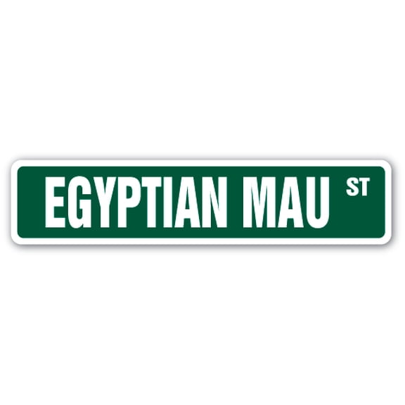 Egyptian Mau Street [3 Pack] of Vinyl Decal Stickers