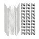 thumbnail image 1 of Clips para invernaderos de 60 piezas para vidrio, acero inoxidable Los invernaderos ganan, 1 of 3