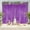 Purple, variant on Extra Large Tinsel Curtain for Party Decorations, Fringed Metallic Streamer Backdrop in Assorted Colors
