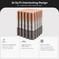 thumbnail image 2 of BalanceFrom 36-Pack 12”x12” Interlocking Puzzle Play Mat, 0.4” Thick, Cream/Gray/Beige, 2 of 12