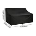 thumbnail image 3 of Large Patio Chair Cover, Lounge Deep Seat Cover, Heavy Duty and Waterproof Outdoor Lawn Patio Furniture Cover, 3 of 6