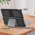thumbnail image 4 of Case for Lenovo Tab Plus 11.5 inch TB351FU with Heat Dissipating Leather Stand - Black - WELLNGS, 4 of 5