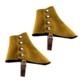 thumbnail image 1 of Polainas de gánster para hombre, regalo de Halloween, accesorios fotográficos, fundas para botas de pirata medieval de los años 20 Marrón, 1 of 9