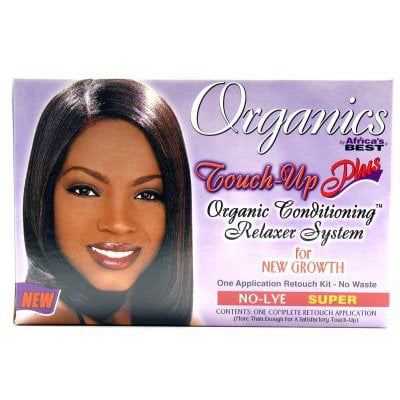 Africa's Best Organincs Touch-Up & Relaxer Super (Pack of (Best Professional Relaxer For Black Hair)