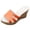 Orange, variant on Women's Platform Wedge Slippers Cork Footbed Open Toe Slip on Dressy Casual Summer Beach Shoes