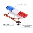 thumbnail image 1 of RC Car LED Light, Plastic RC Light RC LED Light Advertencia Luces Intermitentes, Rojo Y Azul Para RC Accesorio Manejo De Accidentes Vehículo Control Remoto Coche Modelo De Coche ANGGREK BBMX02, 1 of 8