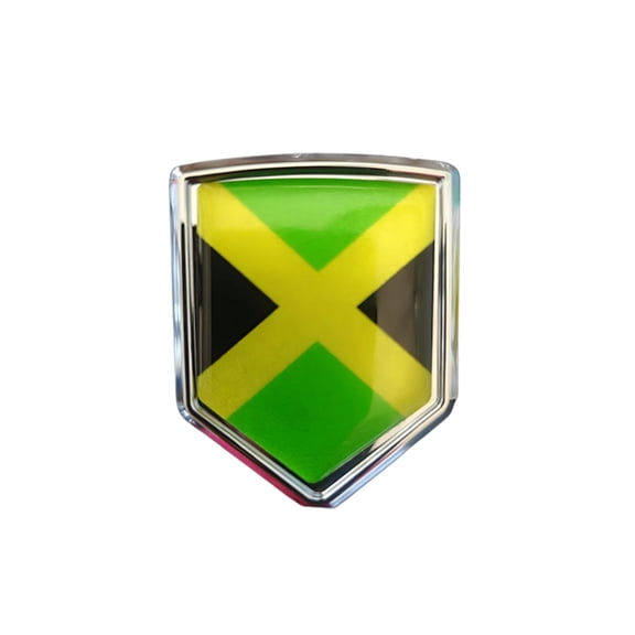 Ysmzzmsy Country Flag 3D Emblem Sticker, 1.85x2.36in, Automotive Decal for Cars, Motorcycles, Helmets