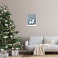 thumbnail image 2 of Stupell Industries Season's Greetings Holiday Reindeer Graphic Art White Framed Art Print Wall Art, Design by Louise Allen Designs, 2 of 8