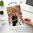 thumbnail image 3 of FORMRS Acrylic Clipboard with Low Profile Clip Standard A4 Letter Size, 12.5" x 9", Abstract Boat Ride, 3 of 8