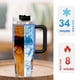 thumbnail image 5 of Blippi (2) Vaso aislado de acero inoxidable con asa, diseño temático, regalo para familia, amigos y fans; incluye pajita y encaja en el portavasos estándar, 40 oz, 5 of 6