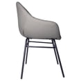 thumbnail image 5 of Sillas para Comedor y Sala Tapizadas Mirel 1 Pieza gris con Descansabrazos, 5 of 5