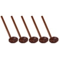 thumbnail image 4 of Wooden Utensils Japanese Tortoise Shell Spoon 5Pcs Wooden Spoons Sturdy Handle Hand Polished Smoother Light Weight Japanese Tortoise Shell Spoon For Restaurant GiftsWith Holes, 4 of 8