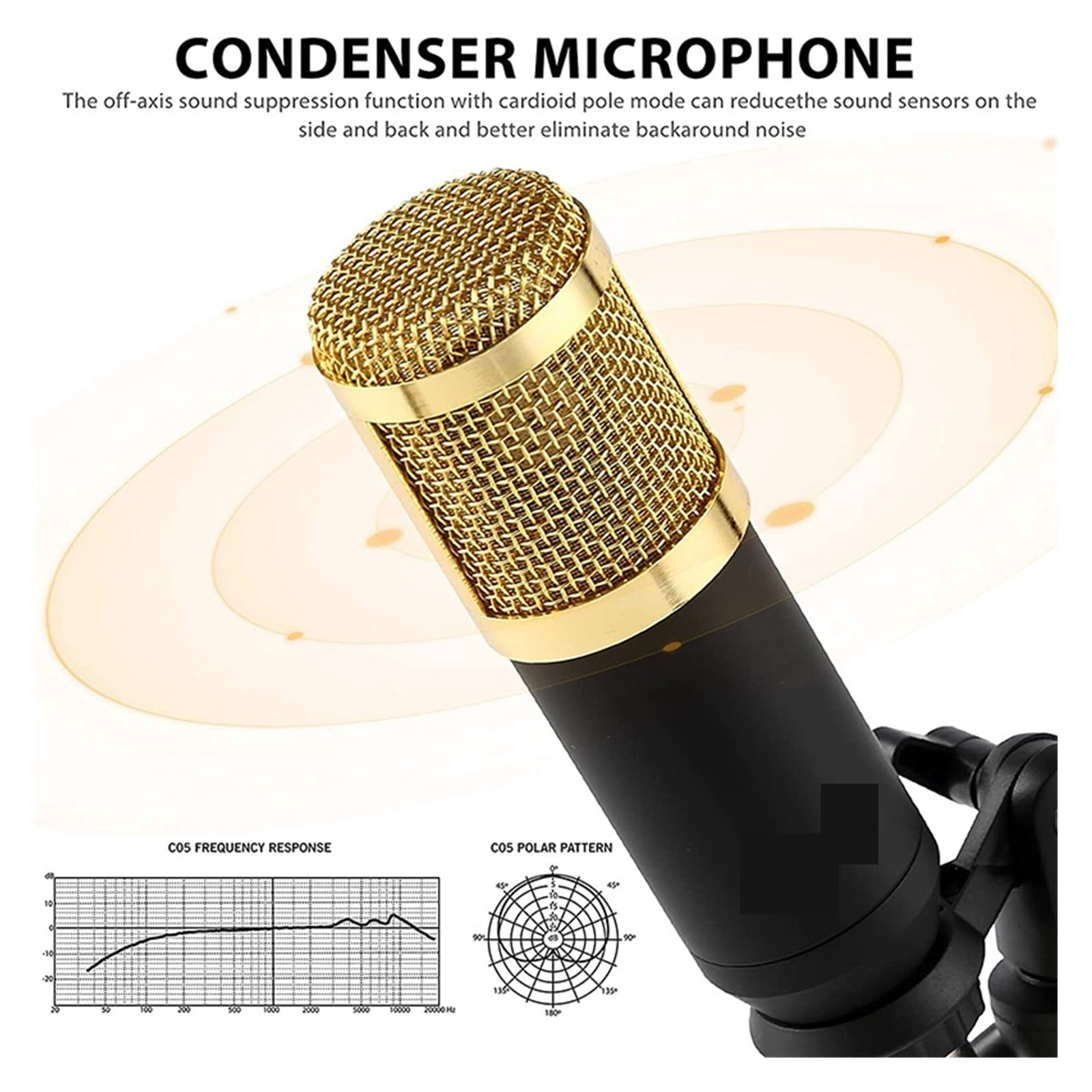 Streaming Microphone Kit With Audio Mixer(Optional) And Condenser Microphone,Microphone Set For Podcast,Live Broadcast,Podcast