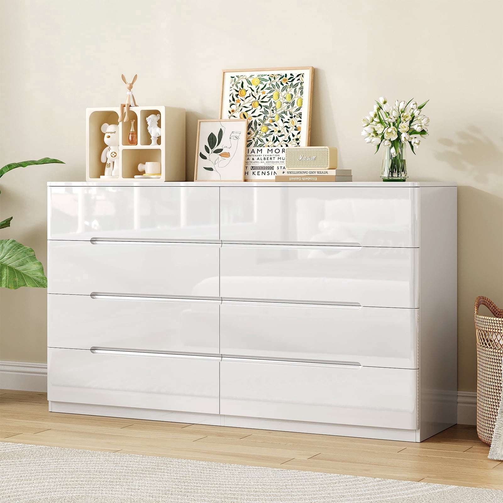 『Milano』ミラノ 6段チェスト ハイチェスト チェスト RWche19 Prepac Milo Mid Century Modern Tall 6-Drawer Lingerie Chest